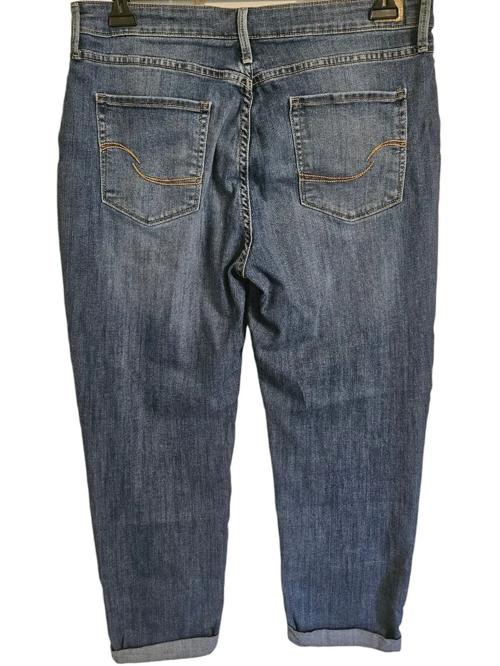 Signature by Levi Strauss & Co. Modetn Slim Cuffed Medium Wash Jeans Sz 16 W33